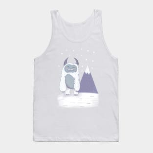 Happy Yeti with Blue Skies Tank Top